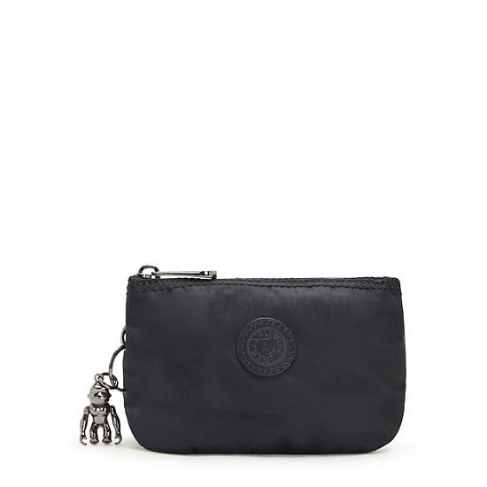 Kipling Creativity Small Classic Pouch Bags Black Camo Embossed | AU 2105NW